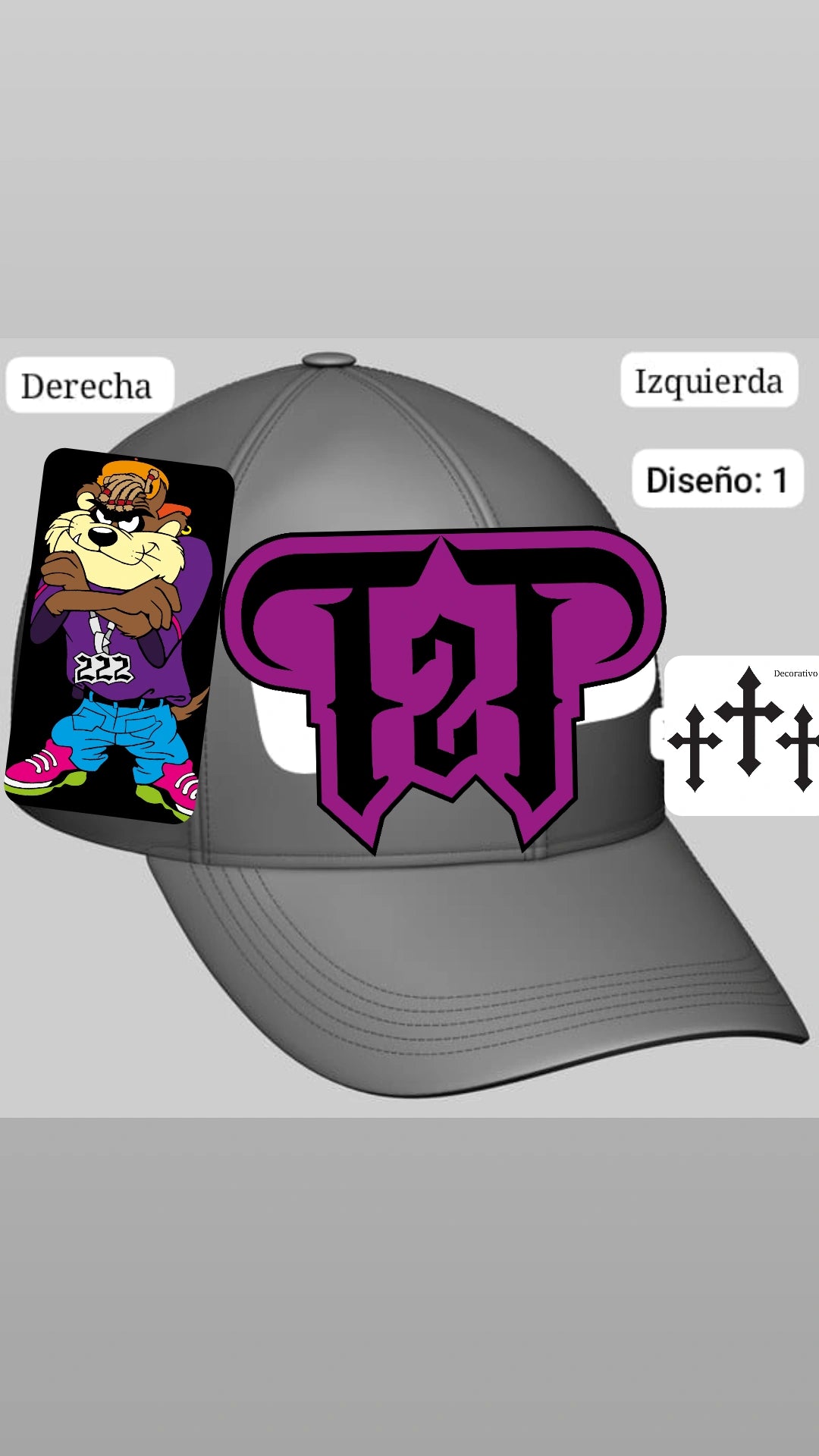 Gorra Abierta The Bad Dog | (COLOR) Colección Exclusiva 6 paneles