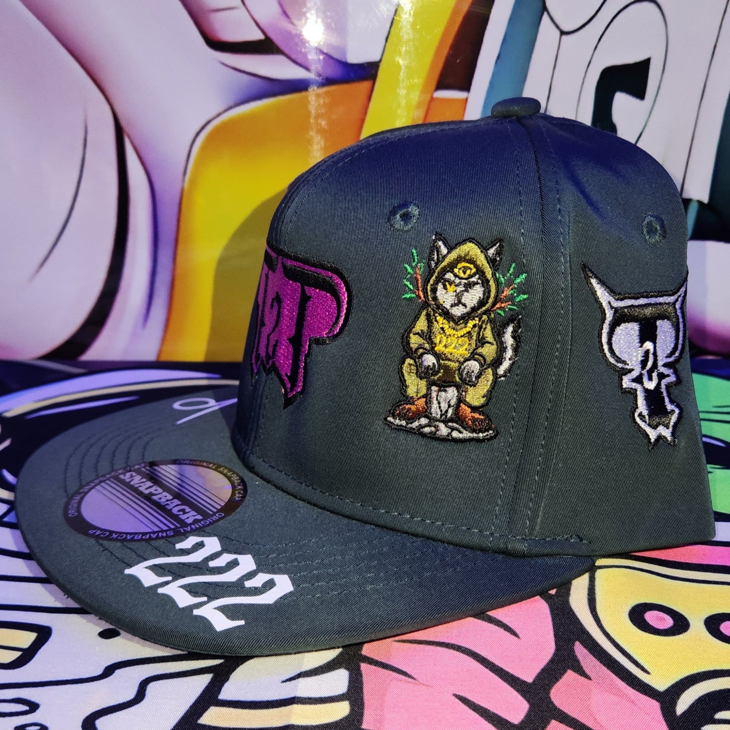 Gorra Plana Abierta 6 Paneles | GREEN ORACLE - VERDE