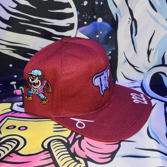 Gorra Plana Abierta 6 Paneles | BLESSBOY - VINOTINTO