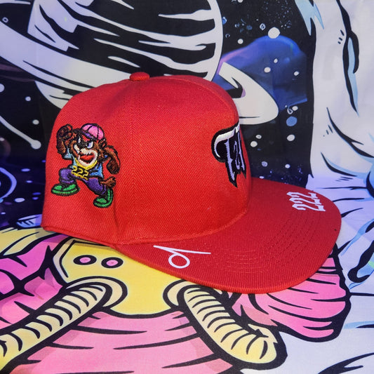Gorra Plana Abierta 6 Paneles | BLACKCORE - ROJA